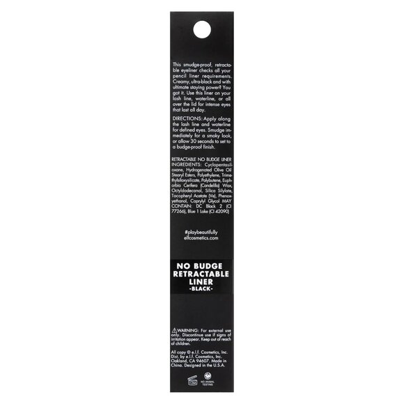No Budge Retractable Eyeliner, Creamy, Ultra-Pigmented & Waterproof, Creates Bol - Picture 8 of 8